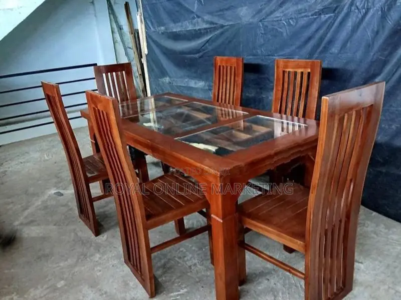 Teak Table with 6 Chairs (N-17)