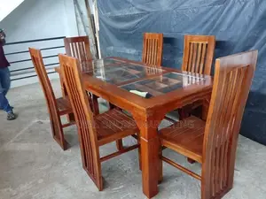 Teak Table with 6 Chairs (N-17)