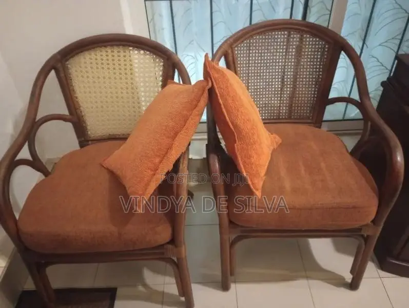Cane Chairs with Cusion