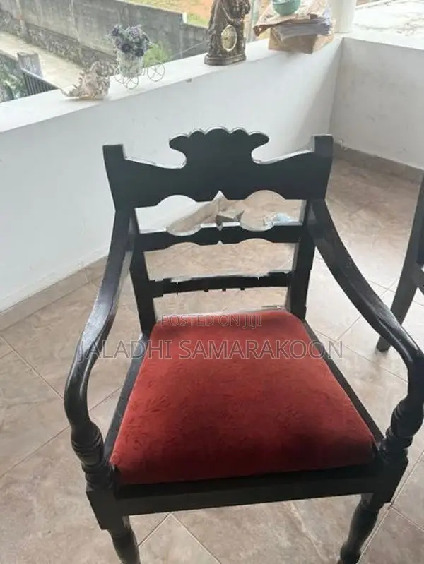 Jack Wood Dining Table with 6 Chairs