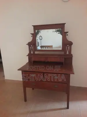 Teak Mirror Table