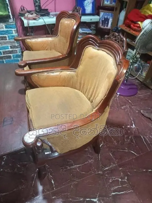 Chair With Stool Set