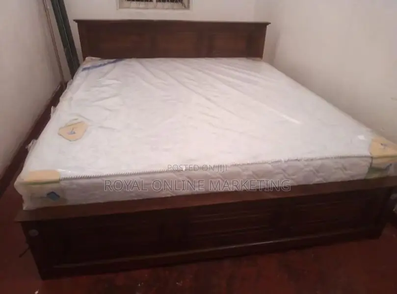 78 by 60 Box Bed with Arpico Spring Mattress (e-19)