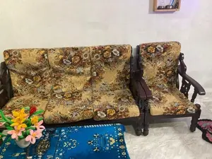 Wood Sofa Set