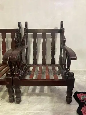 Wood Sofa Set