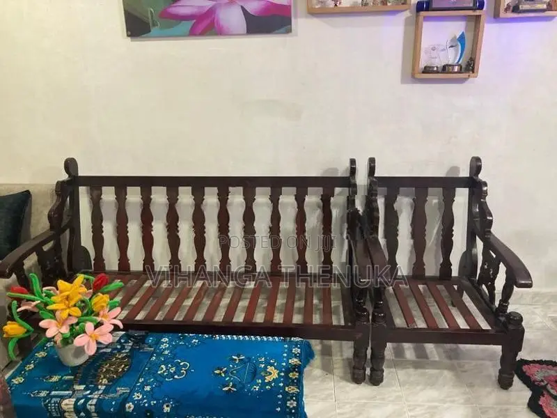 Wood Sofa Set