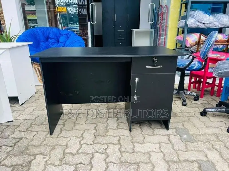 Black Office Table