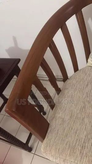 Teak Peanut Chairs with Cushions