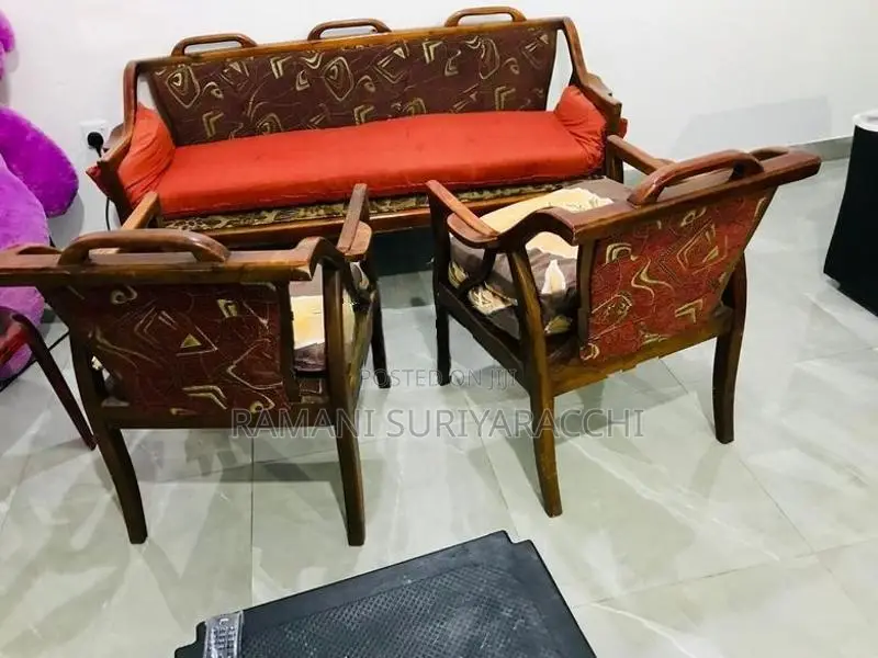 Wooden Sofa Set