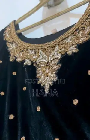 Black Velvet Indian Maxi Dress