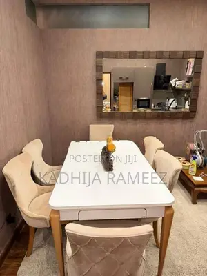 Upholstered Custom Dining Table With Chairs
