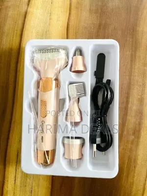 Geemy GM-3074 Rechargeable 4 In 1 Ladies Trimmer