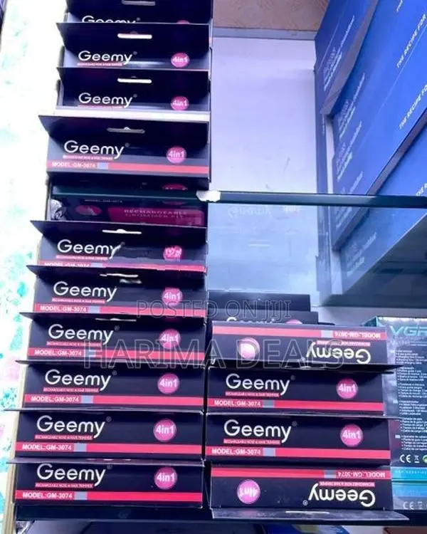 Geemy GM-3074 Rechargeable 4 In 1 Ladies Trimmer
