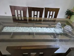 Dining Table with Eight Chairs