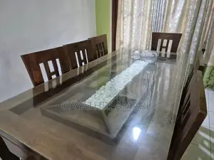 Dining Table with Eight Chairs