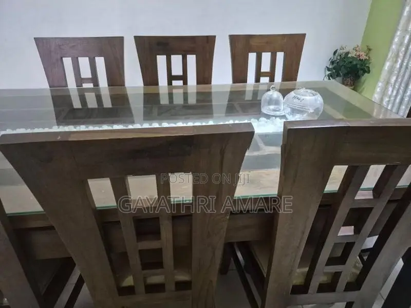 Dining Table with Eight Chairs