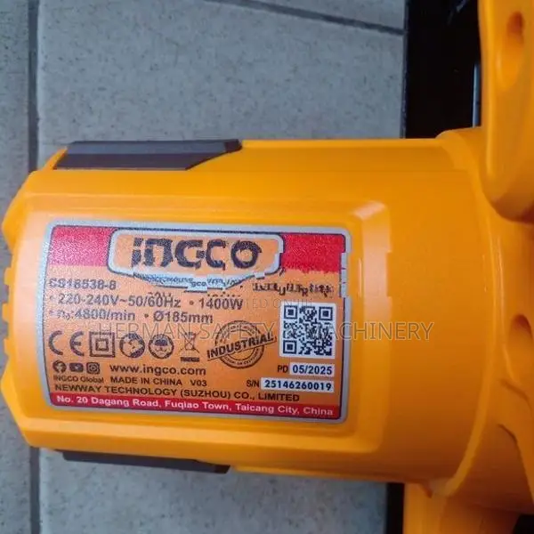 INGCO 1400W 185mm Circular Saw Herman PT 1028