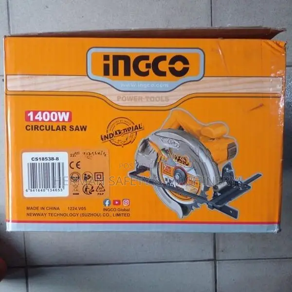 INGCO 1400W 185mm Circular Saw Herman PT 1028