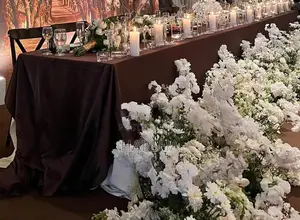 Dark Brown Head Table Cloth