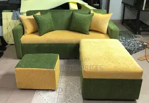 New Modern Fabric Sofa Set with Stool Pillow