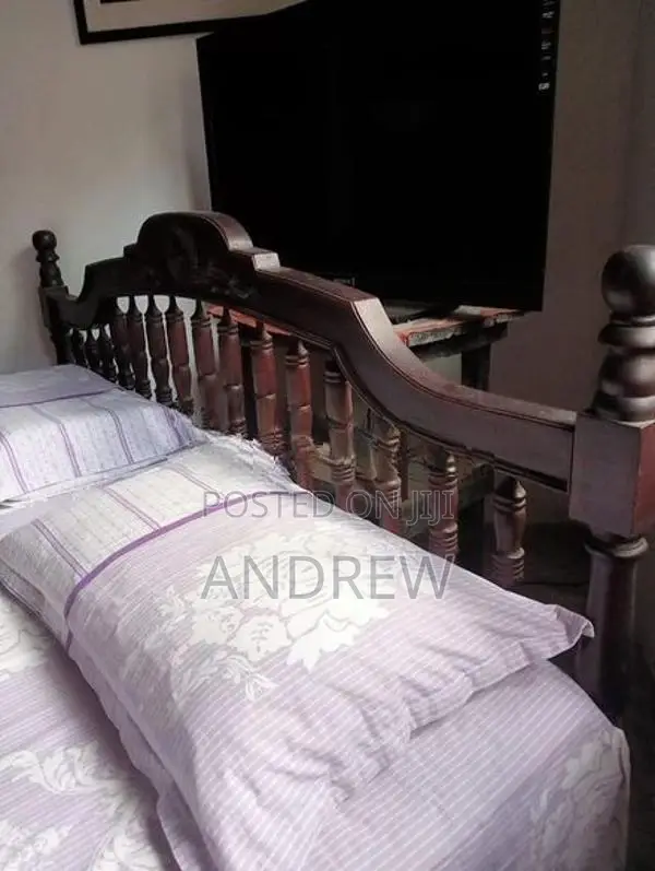 King Size Bed with Side Table