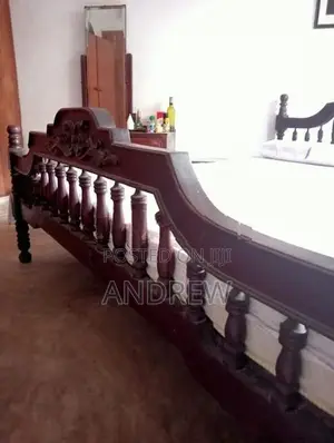King Size Bed with Side Table