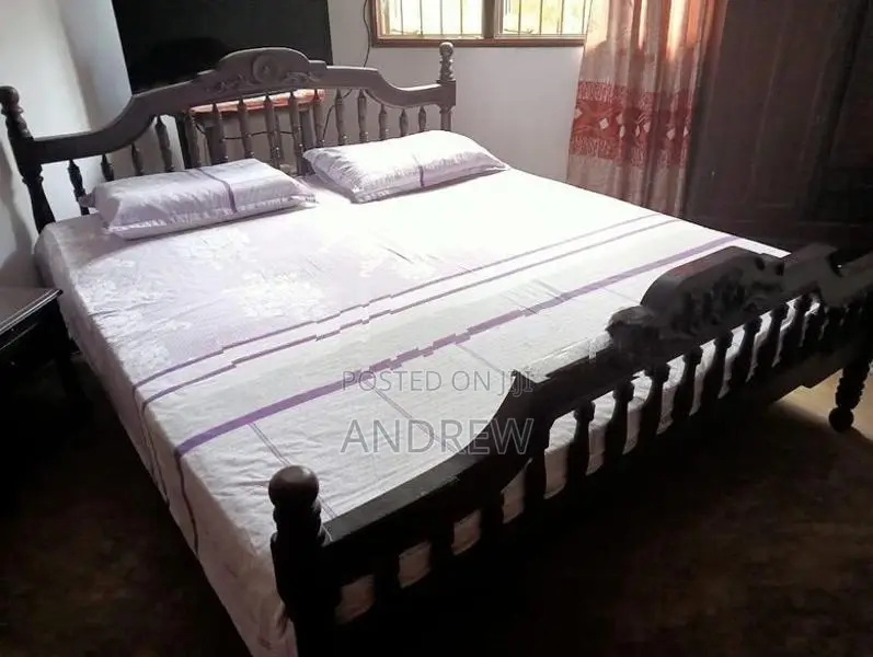 King Size Bed with Side Table