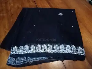 Black Georgette Saree