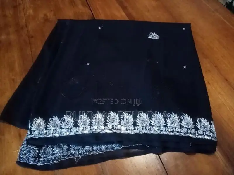 Black Georgette Saree
