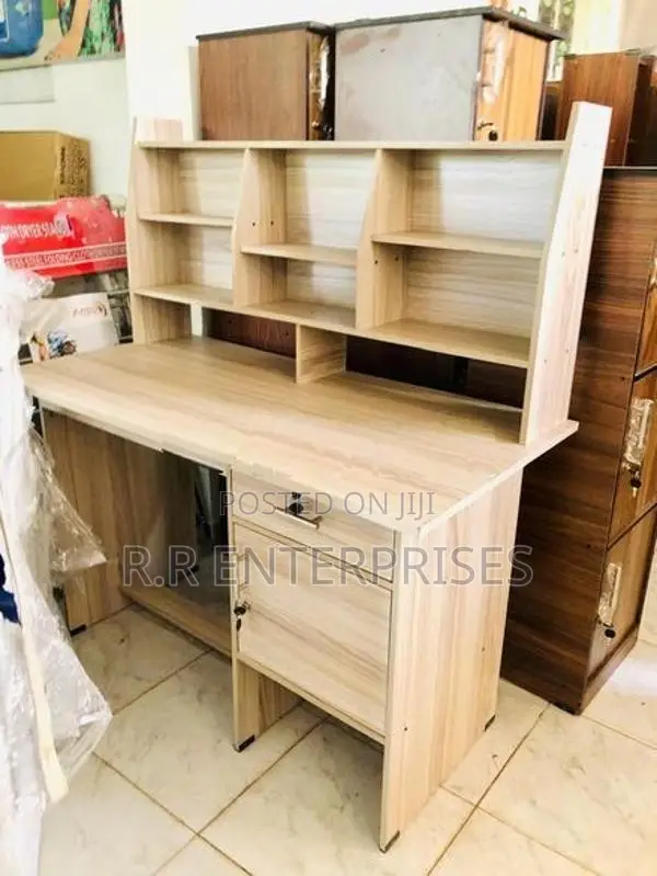 New Ash White Melamine Rack writing Table