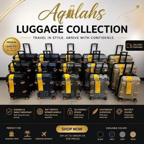 PP Unbreakable luggage bags sets