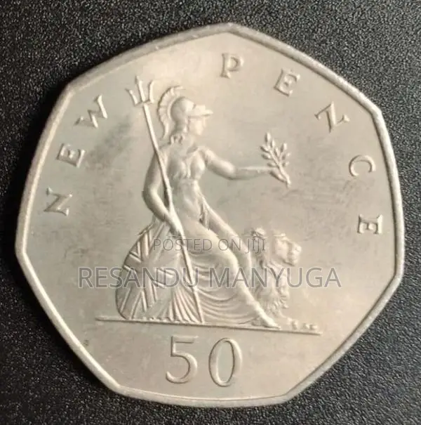 1969 First-Year Issued — Britain's Iconic Seven-Sided 50p Coin