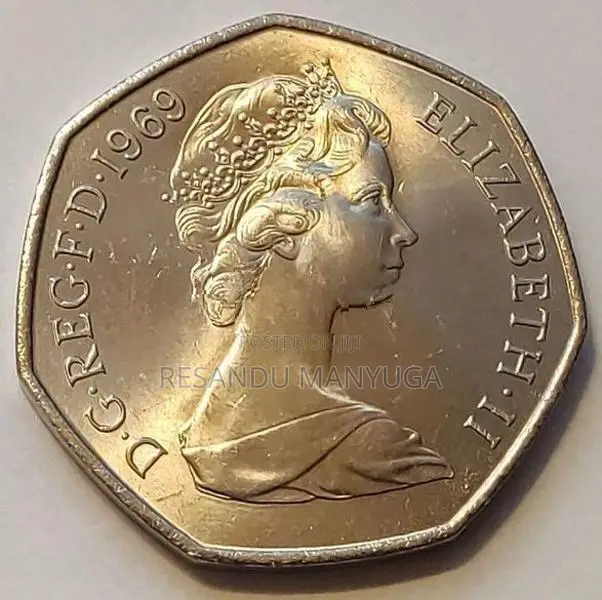 1969 First-Year Issued — Britain's Iconic Seven-Sided 50p Coin
