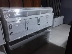 Melamine 4d Panrty Cupboard White