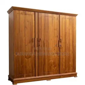 Complete 3-Piece Solid Teak Wooden Bedroom Furniture Set