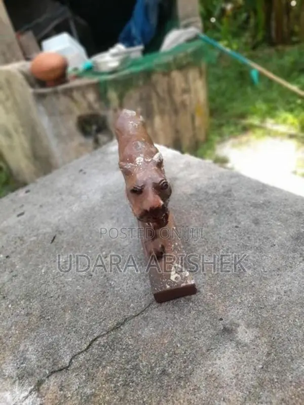 ලී වලින් සාදන ලද කොටි රූපයක්