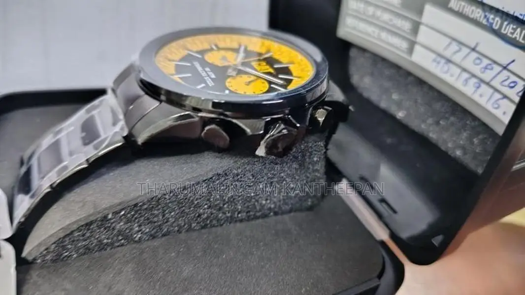 Cat - Boston Multi Black Yellow Watch