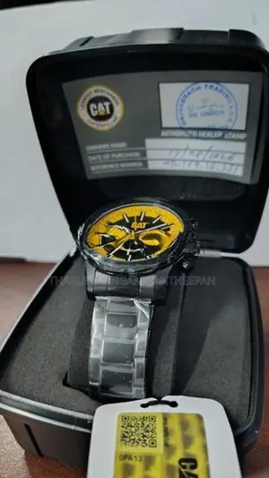 Cat - Boston Multi Black Yellow Watch