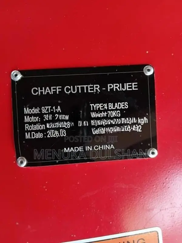Prijee Chaff Cutter Machine With 3HP Motor ( )