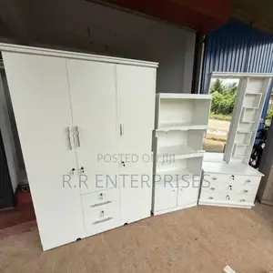 White New Package ( Cupboard / Book /Dressing T).