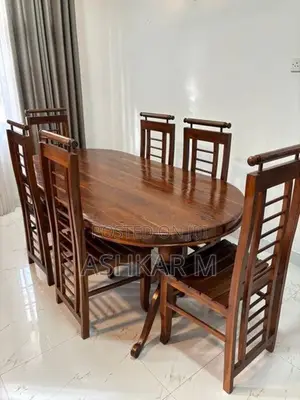 Teak Dining Table with 6 Chairs