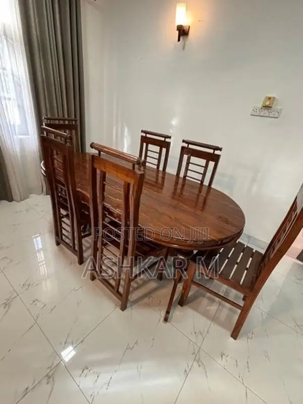 Teak Dining Table with 6 Chairs