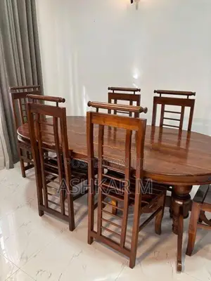 Teak Dining Table with 6 Chairs