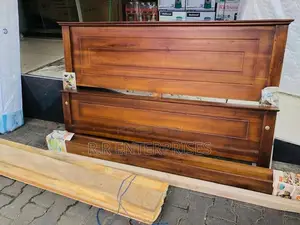 New 6*5 ft 72"*60" Teak Queen Box Bed