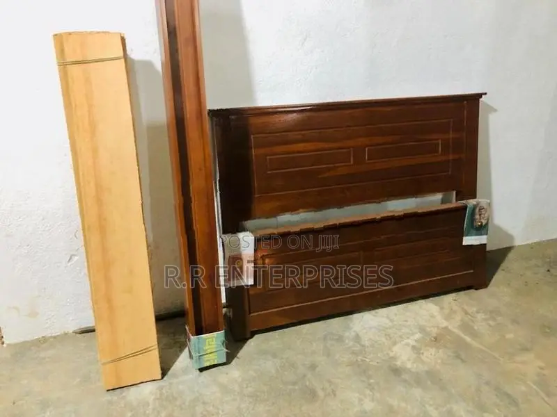 New 6*4 Ft 72"*48" Teak Box Double Bed