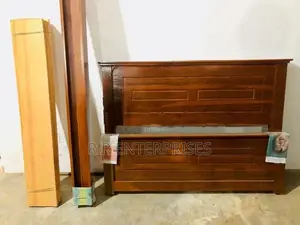 New 6*4 Ft 72"*48" Teak Box Double Bed