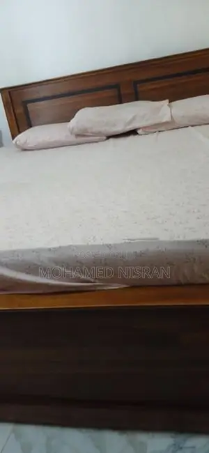 Teak Wood Bed With Mattress