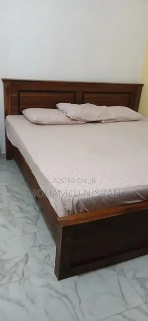 Teak Wood Bed With Mattress