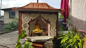 Out Door Buddha Alter