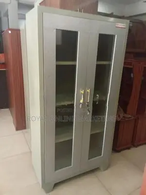 6 by 3 steel office cupboard (M-23)